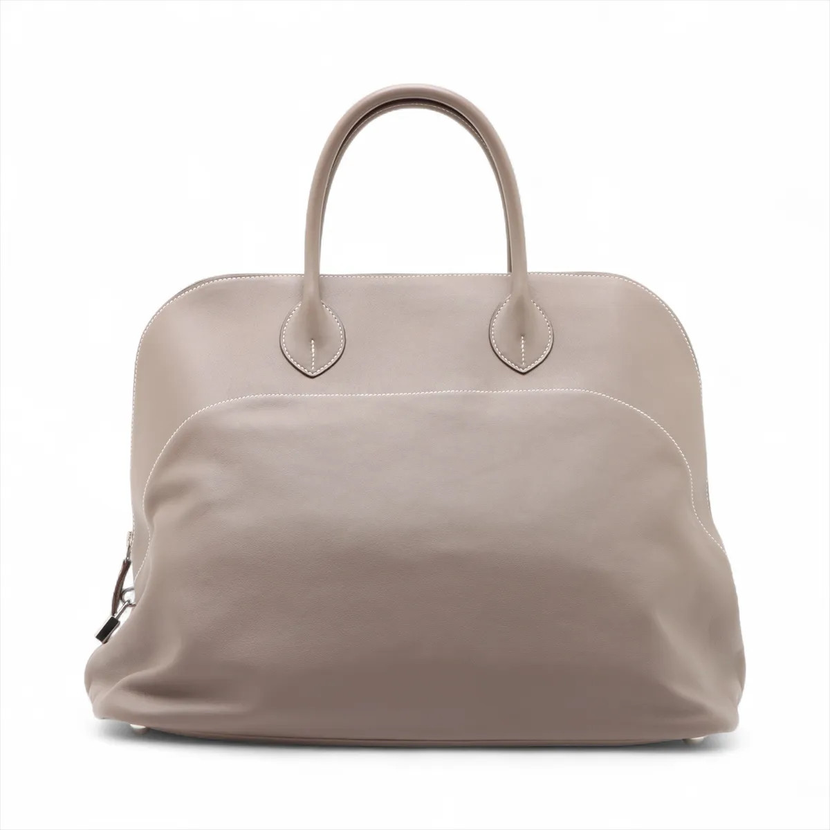 Hermès Bolide Relax 45 Veau Sikkim Gris asphalt Silver Metal Fittings U: 2022