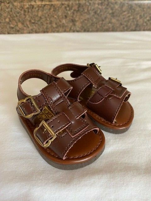 Vintage Cradle Jumpers Baby Sandals Size 1 All Man Made Material