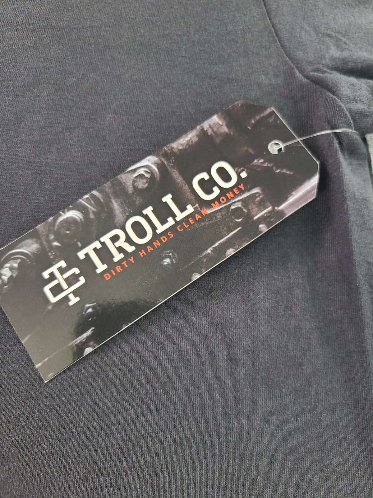 TROLL CO. Dirty Hands Clean Money Twisted Wrenches Men’s Black S/S Size 2XL