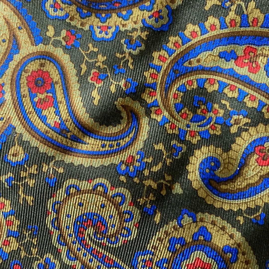Etro Reversible Cashmere Silk Scarf 12.6×50.4in Unisex Mos Green