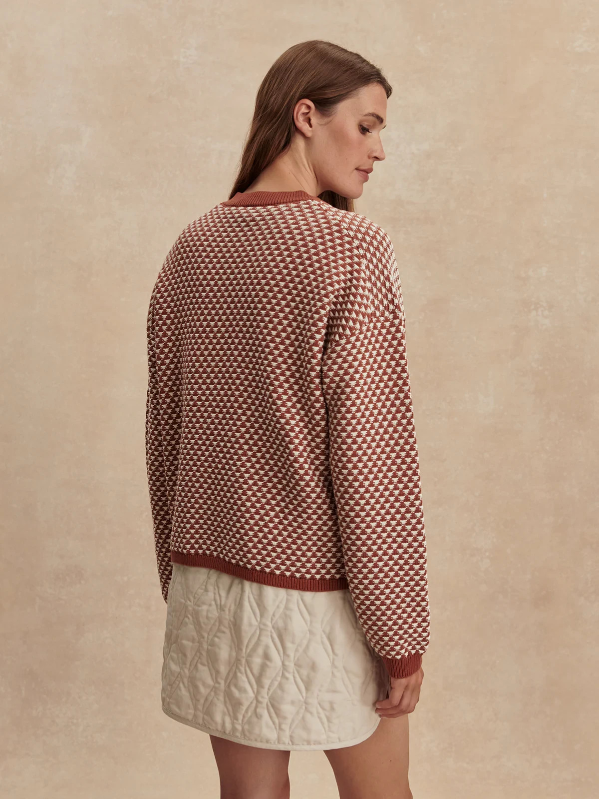 🧡*NWT*Varley Elmwick Knit Jacket 100%Cutton Jacket Women’s Size S – Maple $148