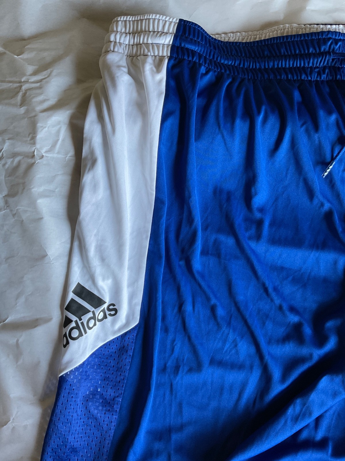 Adidas Pro Madness Short Polyester Royal Blue New Men 4XL 9 In Inseam Basketball