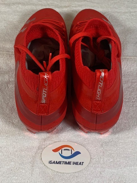 New Mens Under Armour UA Spotlight Suede MC Football Lacrosse Cleats Red 3022193
