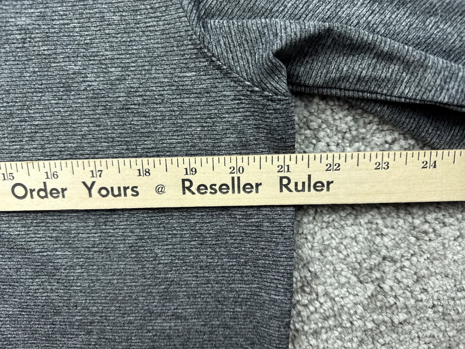 Gerry Pullover Mens M Gray 1/4 Zip Long Sleeve Mock Neck Breathable Tagless