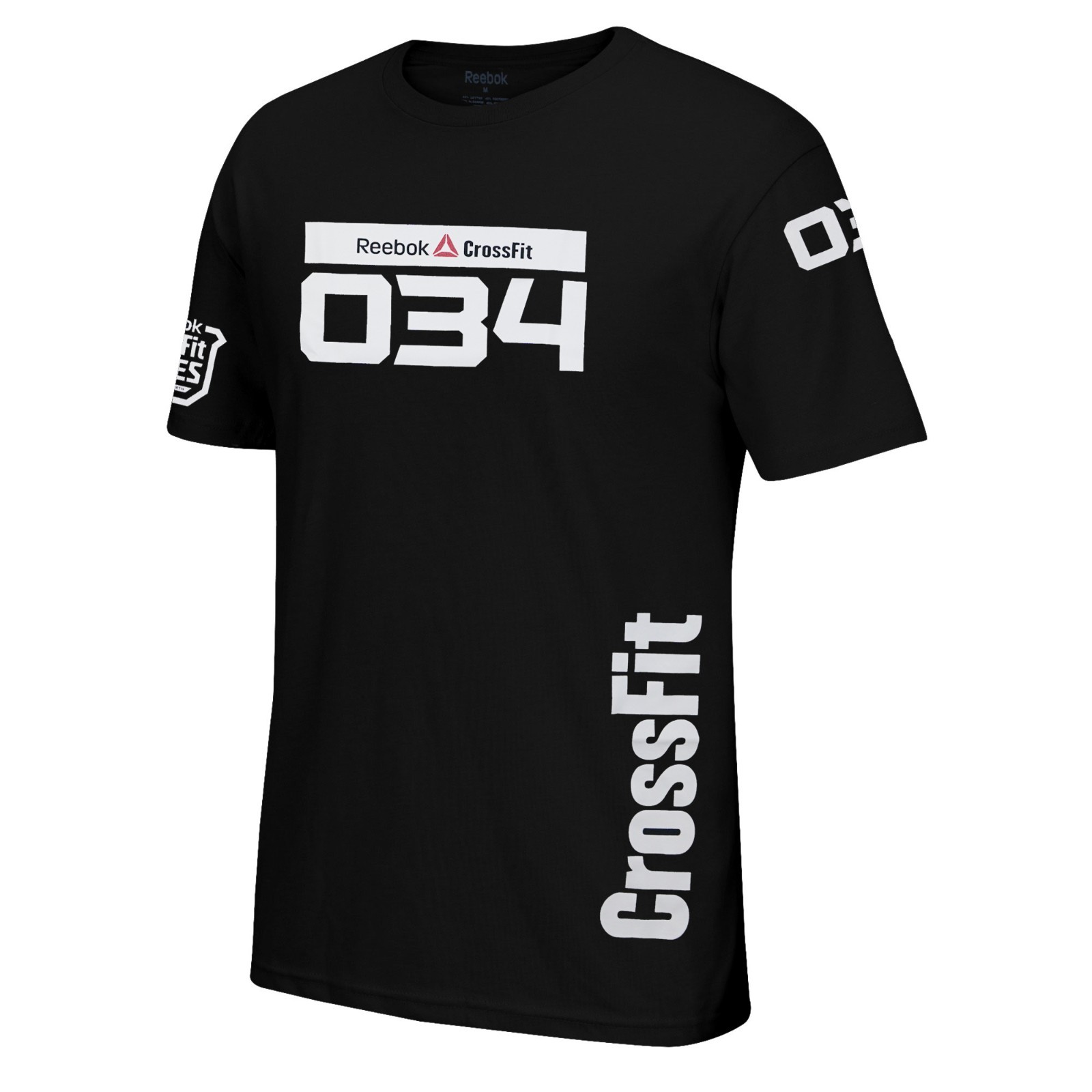 Kyle Kasperbauer #034 Reebok Men’s CrossFit Games Omaha Black T-Shirt