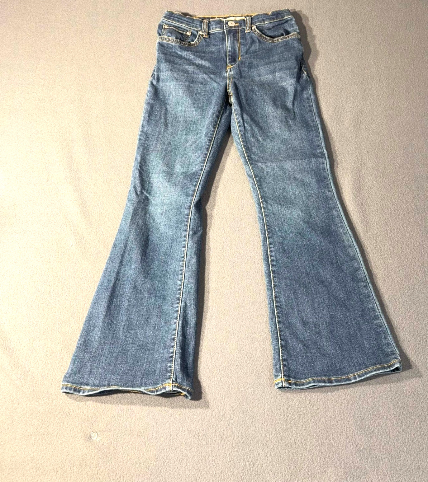 Levi’s 726 Flare Denim Jeans Blue Youth Girls 10 Good Condition!