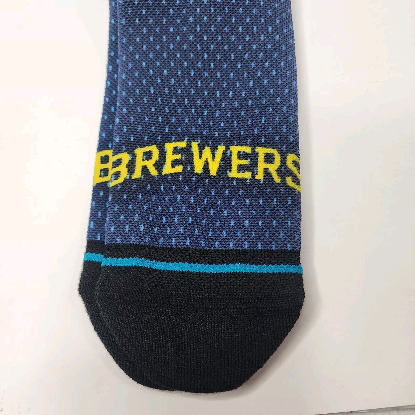 Stance x MLB Milwaukee Brewers BP Jersey MIL Casual Poly Blend Crew Men’s LARGE