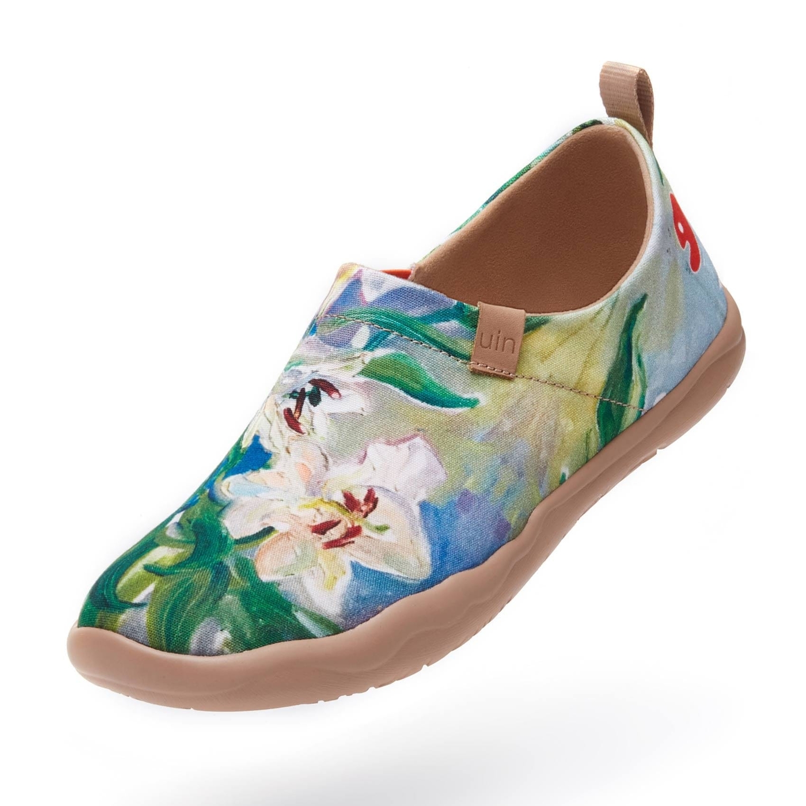 Women Size 5-12 UIN Slip On Shoes Canvas Comfortable Loafers “Yawning Lily”