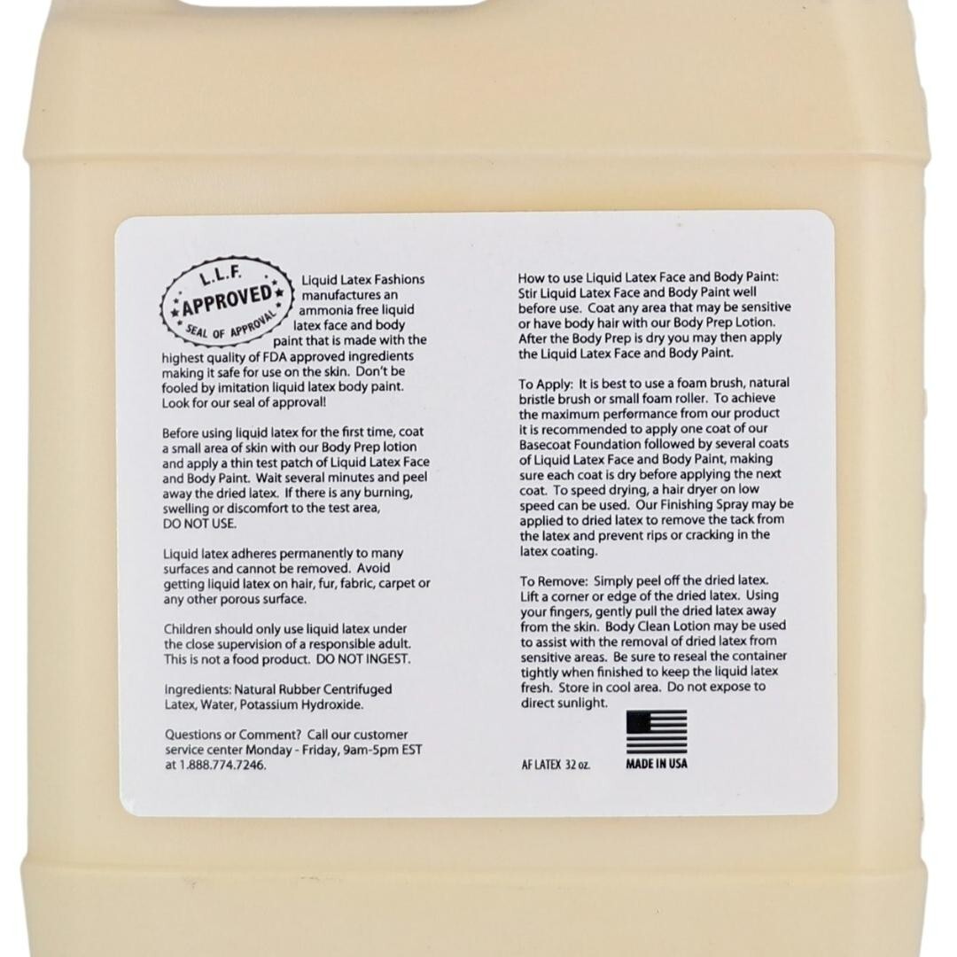Flesh 32 Fl Oz – Liquid Latex Face and Body Paint, Make Scars and More!