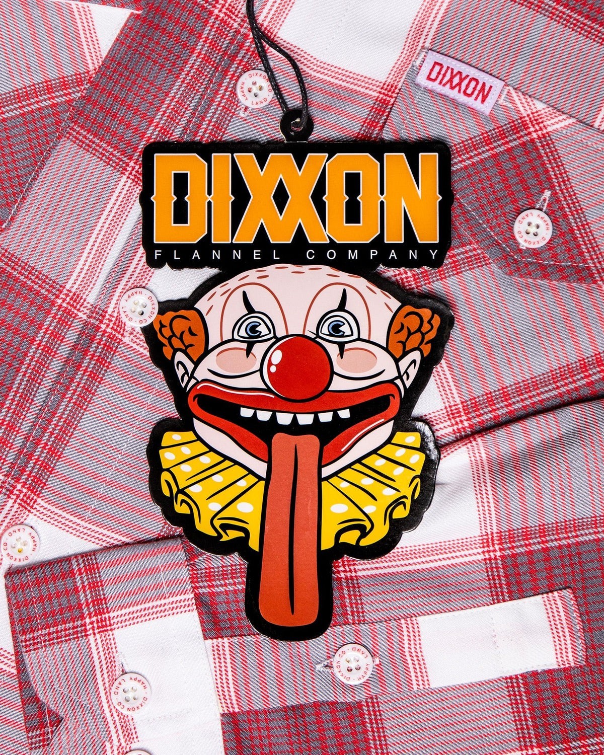 Dixxon Happy Land Flannel Mens Large Button Up Shirt Happy Gilmore Sold Out