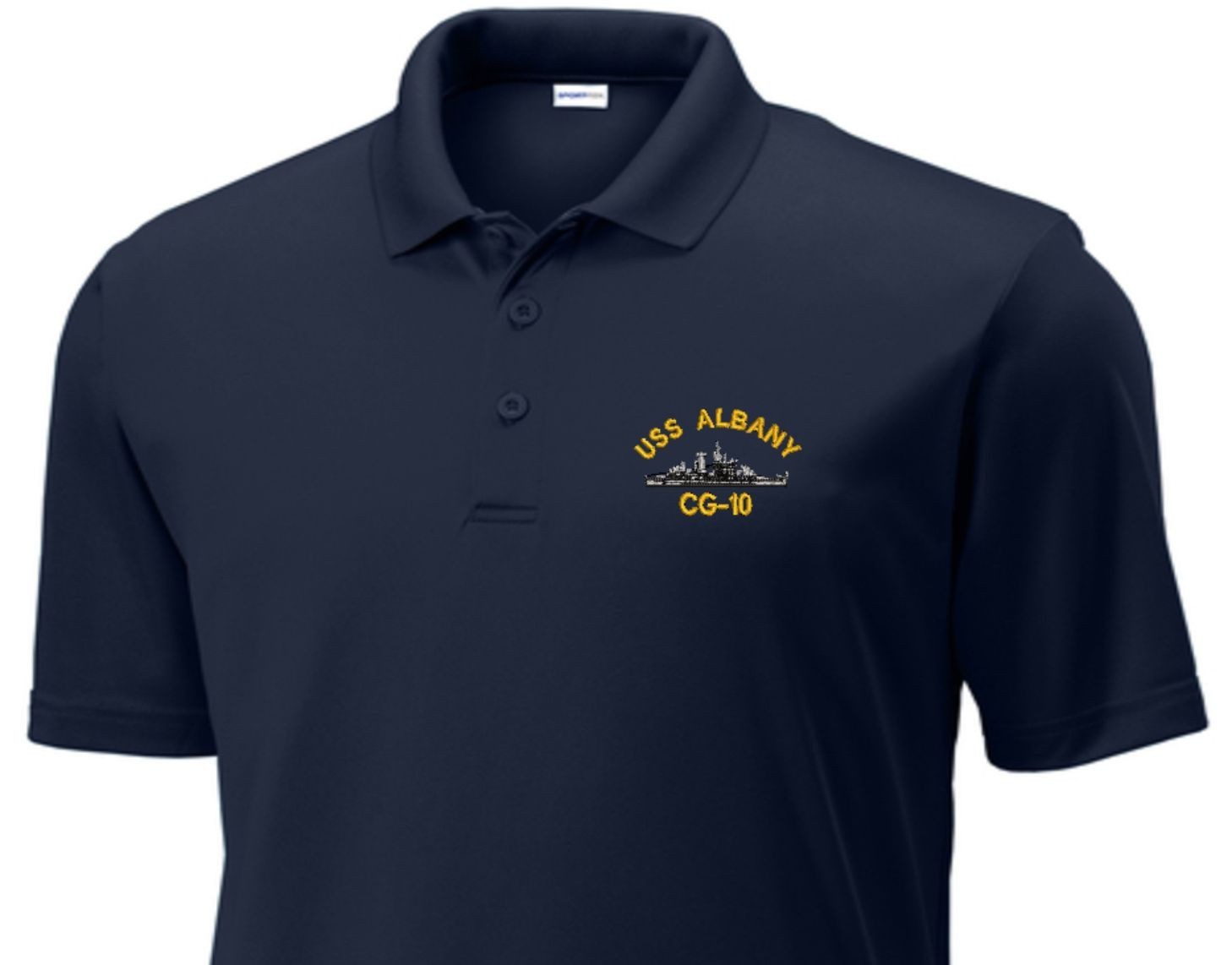 USS CONSTELLATION CV-64 Performance Golf Shirt New. US NAVY .NEW