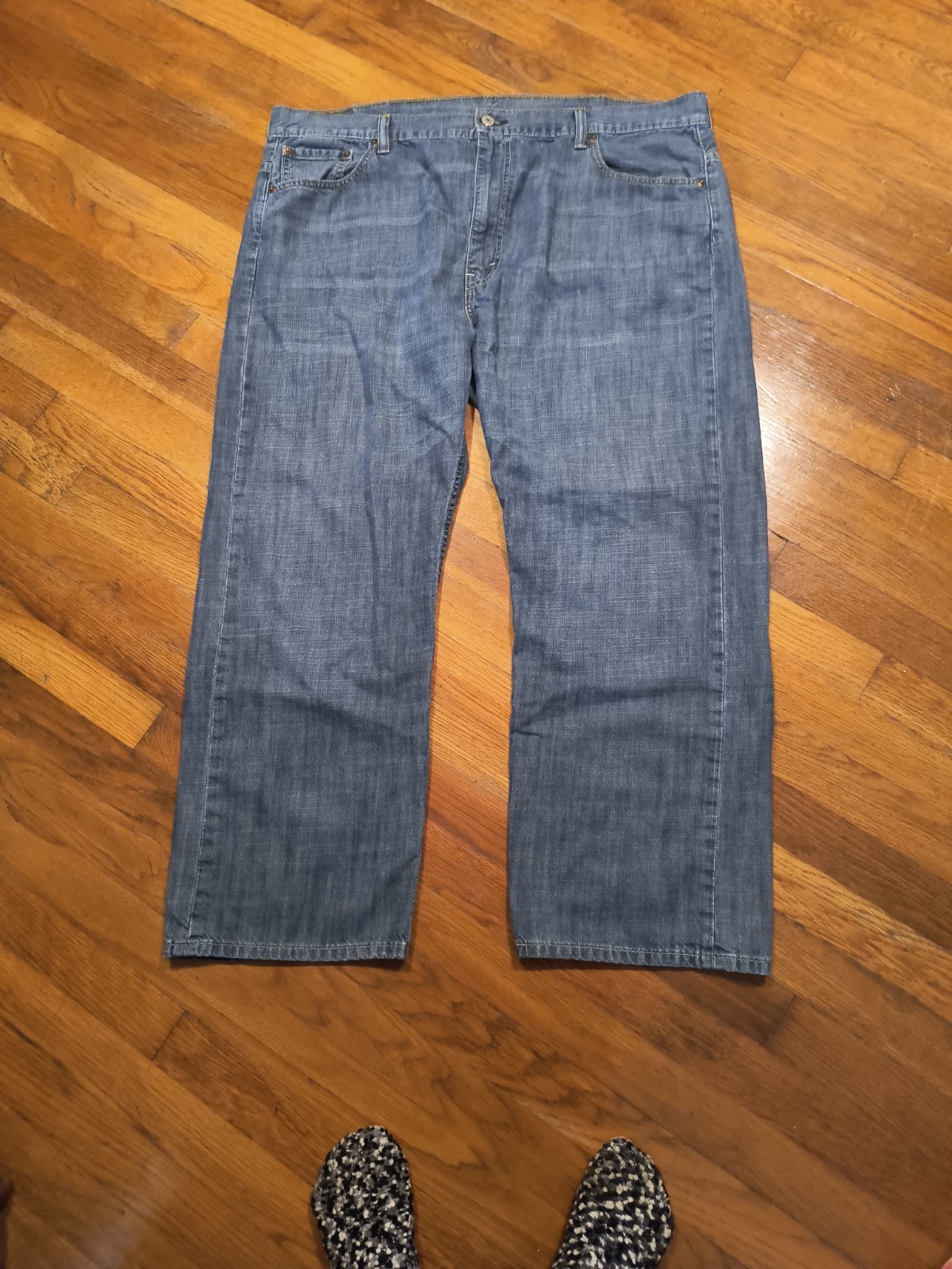 Levi’s 569 Mens Loose Fit Jeans 100% Cotton Zipper 5 Pocket Great Condition