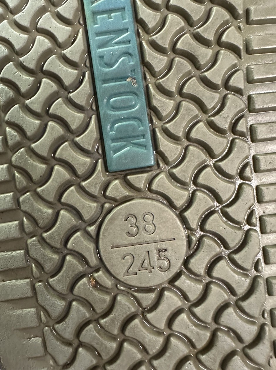 Birkenstock Boston Supergrip soles super grip Leather Slide Sandals EU 38 US 7 R
