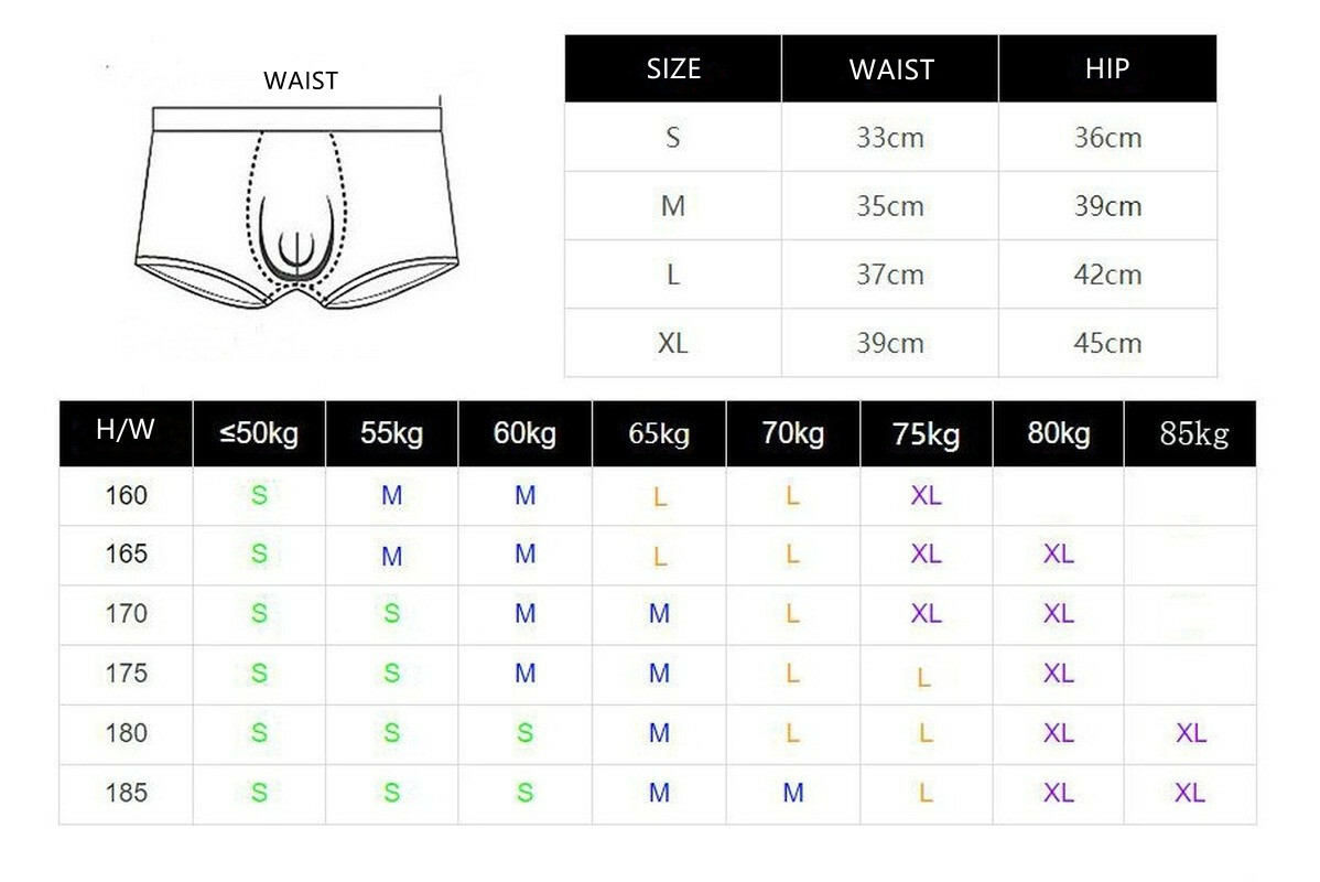 Men’s Soft Breathable Underpants Sexy Modal Underwear Low Waist U Pouch Boxers
