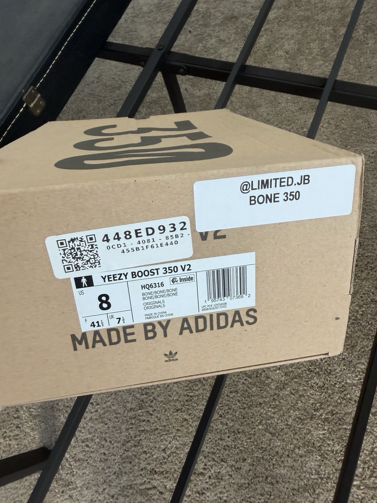 adidas Yeezy Boost 350 V2 Bone HQ6316 Men’s Low Top Primeknit Cushioned