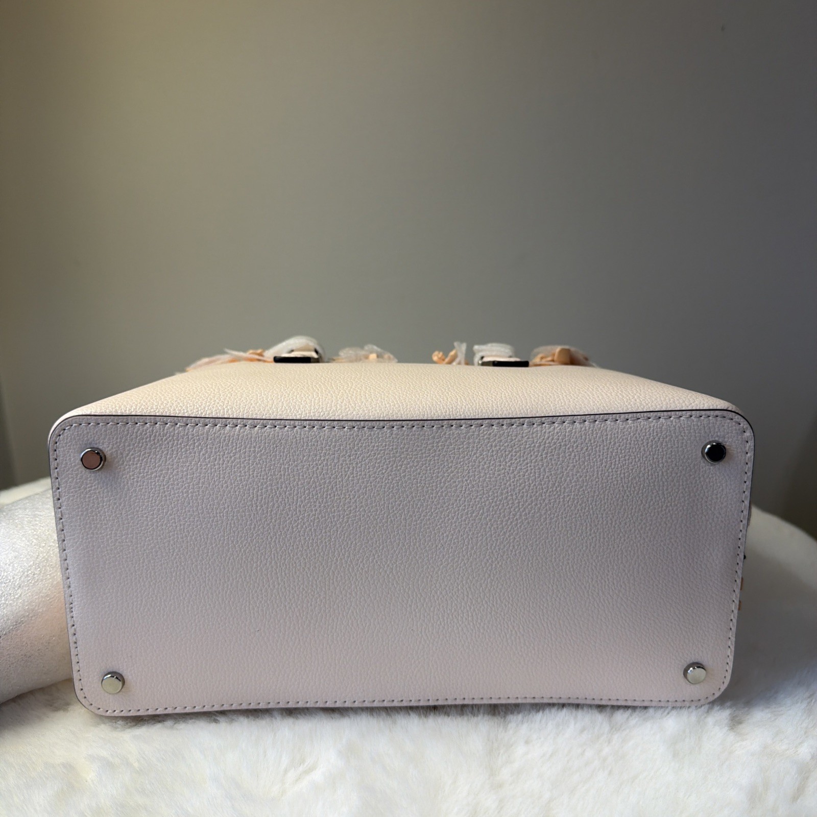 NWT Kate Spade New York Thompson Street Floral Small Satchel Bag Fresh Peach