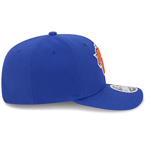 New Era New York Knicks 970 Blue Snapback Hat NBA Official Stretch Snap Cap