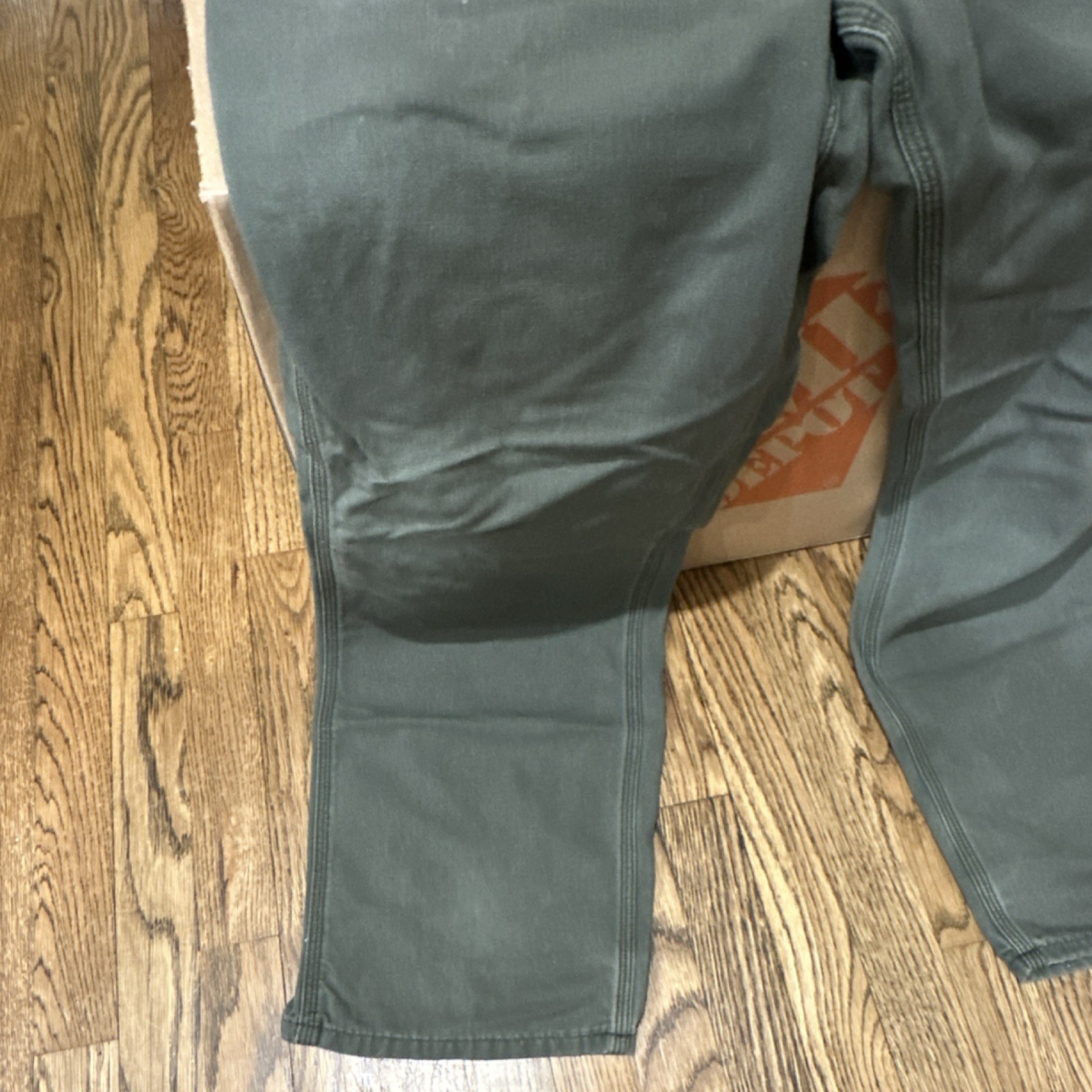 Carhartt Flame Resistant Original Fit Work Pants Green Men’s 36×32 FRB159-MOS