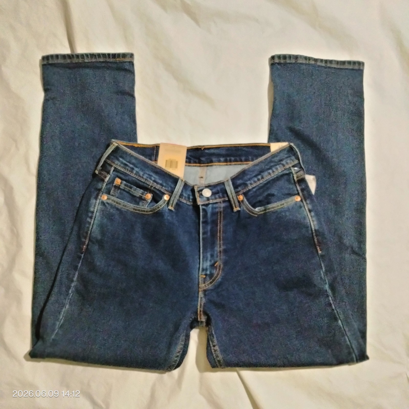 Levi’s 514 Straight Leg Jeans Men’s Size 30×30 Blue Denim Stretch NWT Brand New
