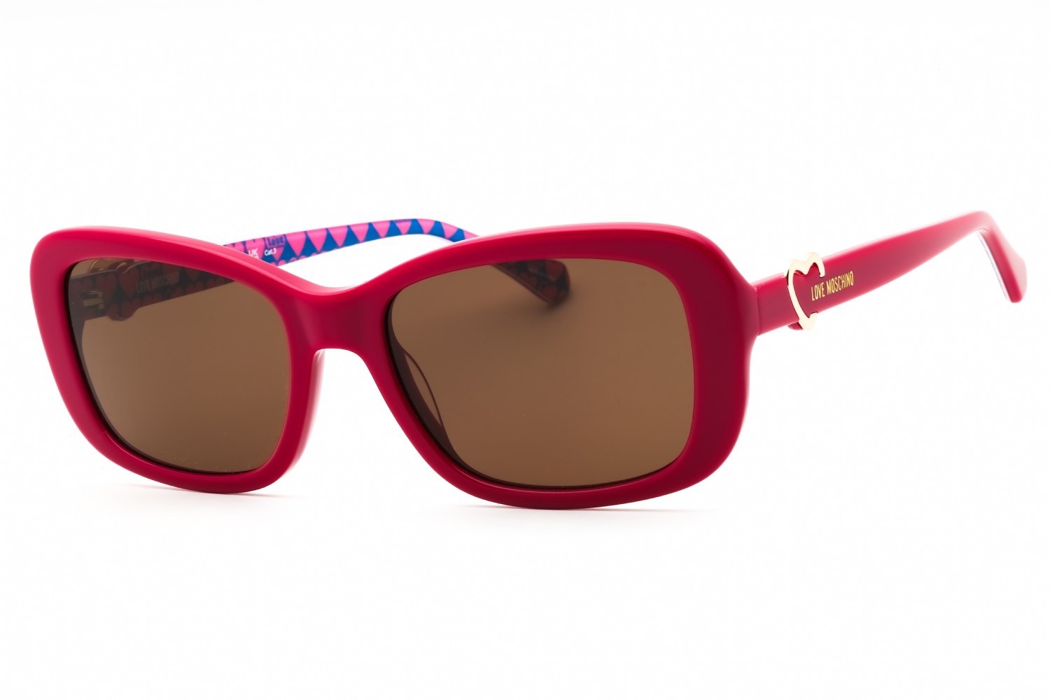 MOSCHINO MOL060S-MU1-55 Sunglasses Size 55mm 140mm 18mm FUCHSIA SUNGLASSES NEW