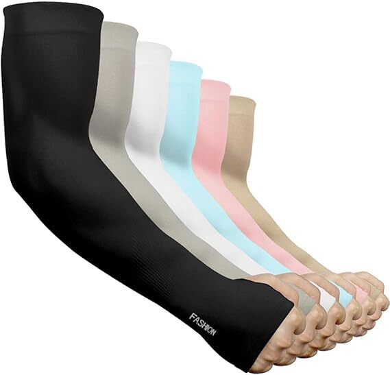 Cooling Arm Sleeves Compression Cover UV Sun Protection Sports For Men Women US