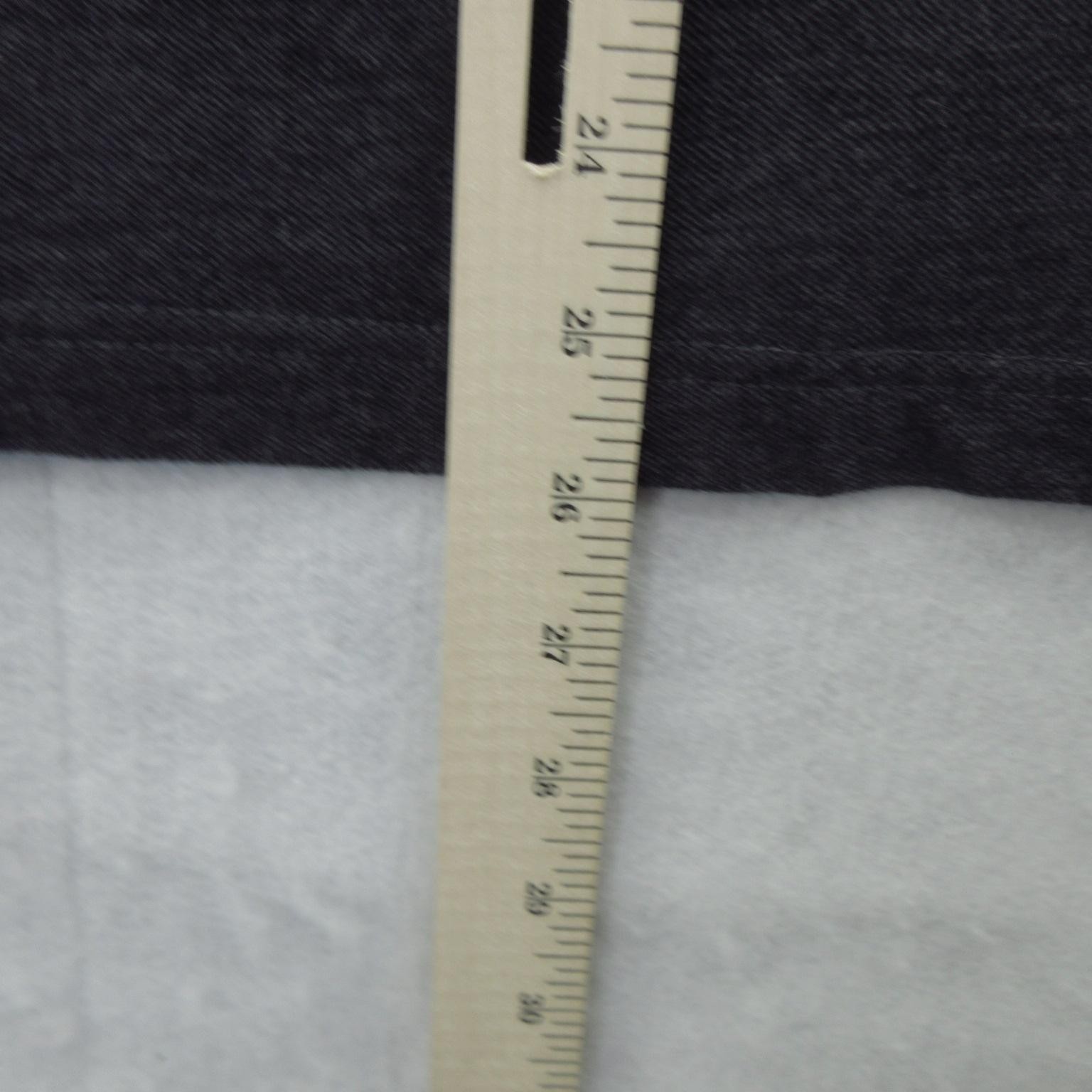 7 Diamonds Polo Shirt Mens Large Black Made Well Band Collar Cotton Short Sleeve