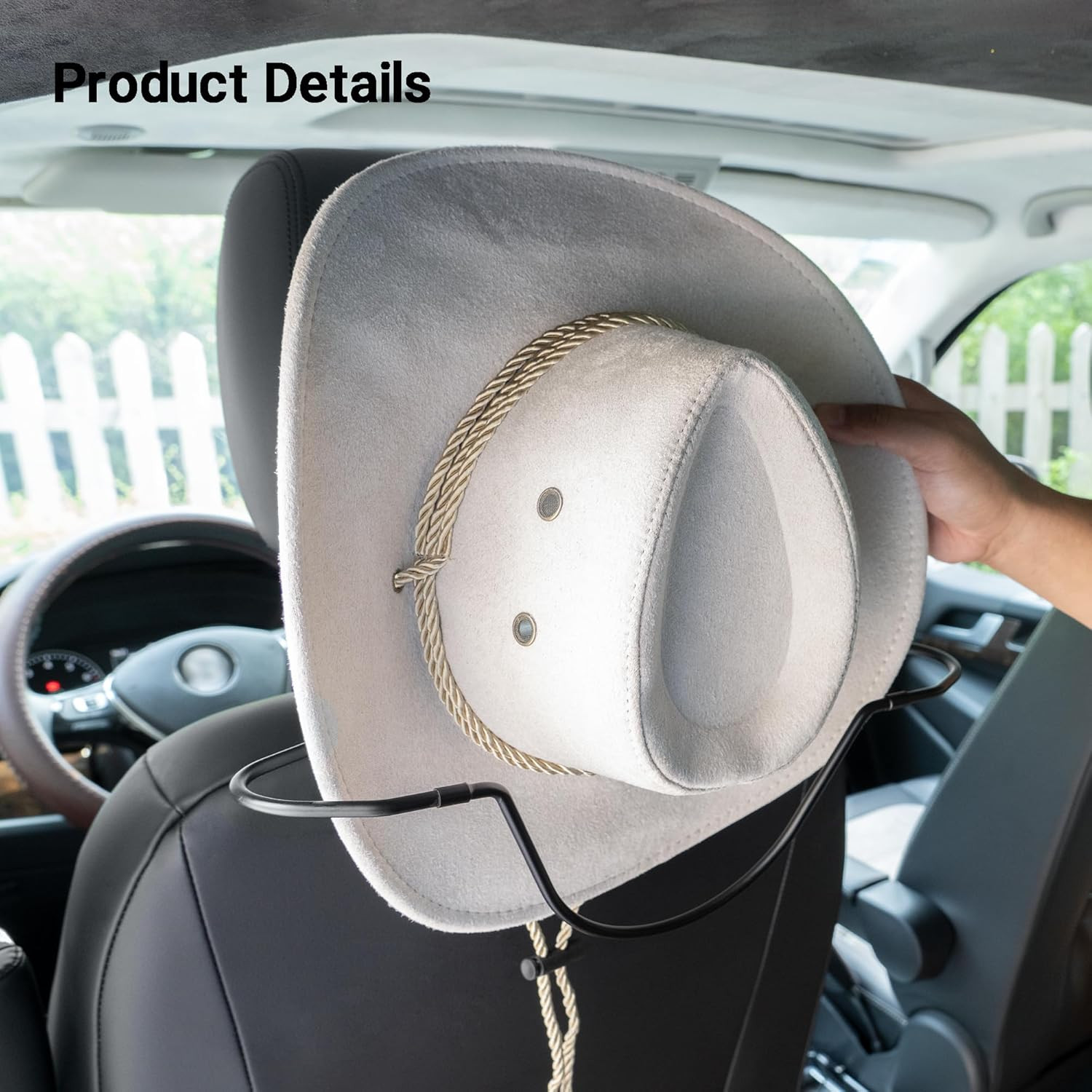 Cowboy Hat Holder for SUV and Car – Maintain Hat Shape – Truck Accessories