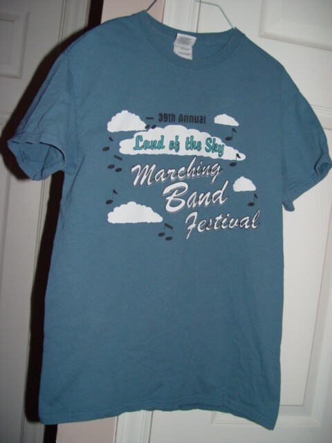 39th Annual Land of The Sky Marching Band Festival Candler NC T-Shirt Size Small