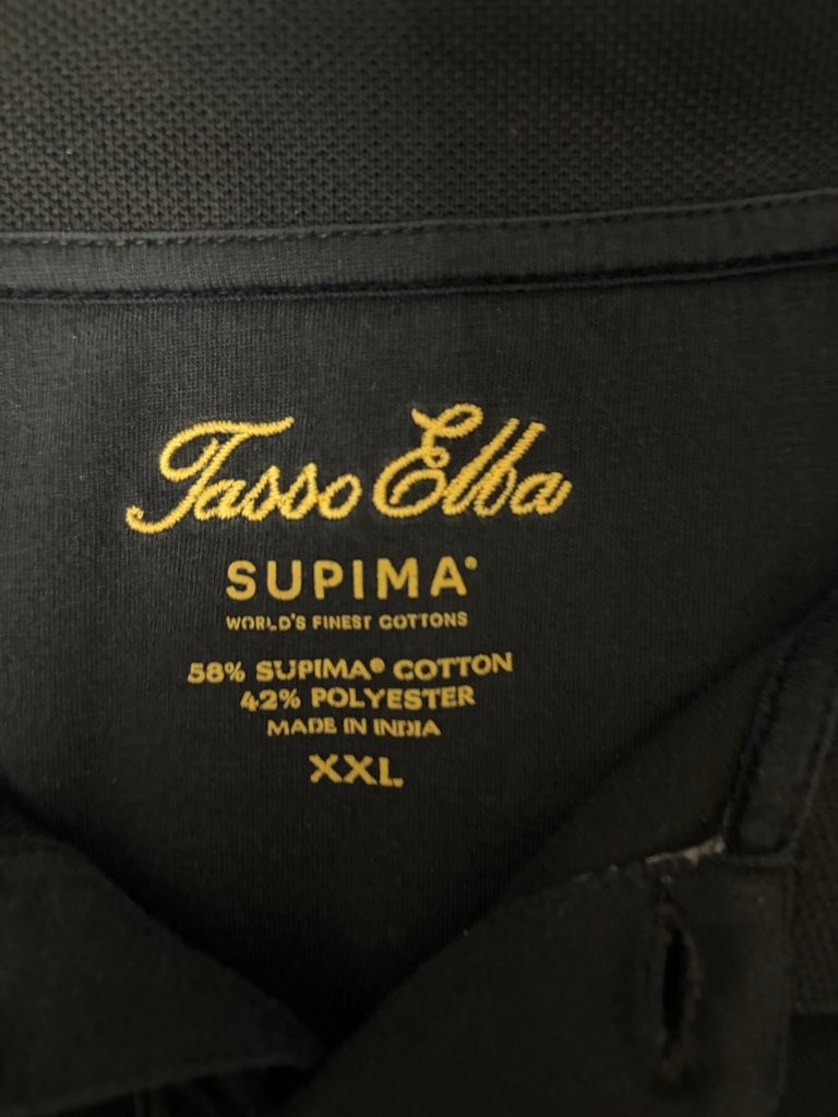 Tasso Elba Supima Cotton Blend Polo Shirt XXL