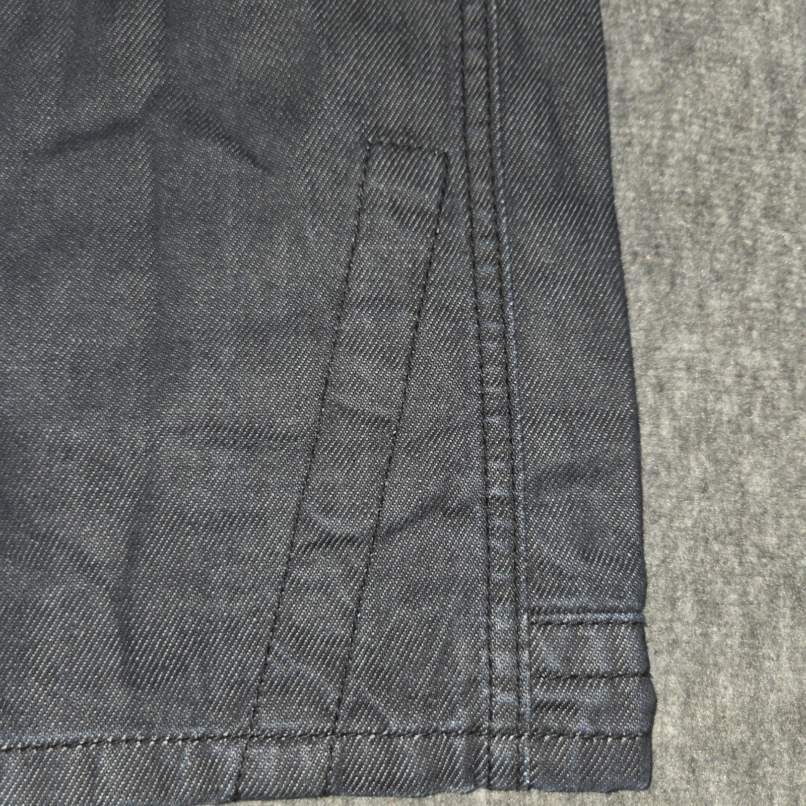 G-Star RAW Jeans Mens 36×32 Blue 3301 Straight Denim Belted Pockets Dark Wash