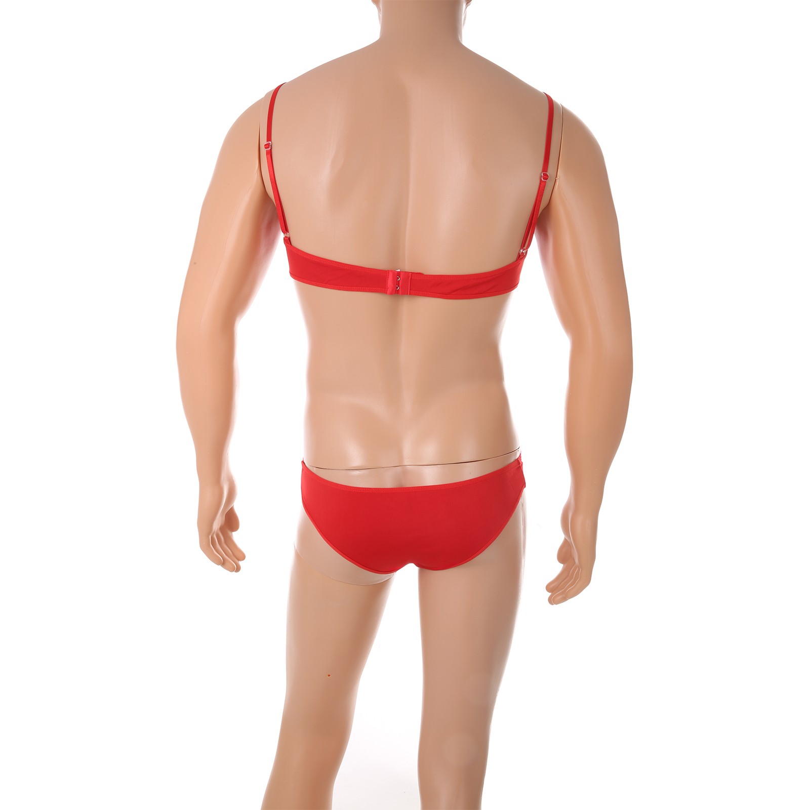 Set of Men Bra Briefs Sissy Sexy Underwear Lingerie Tops Panties Underpants