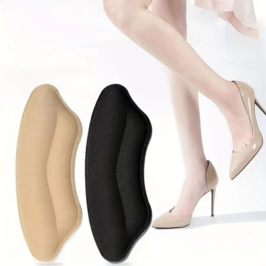 8-Pack Heel Pads for Too Big Shoes Self-Adhesive Heel Protectors Heel Inserts