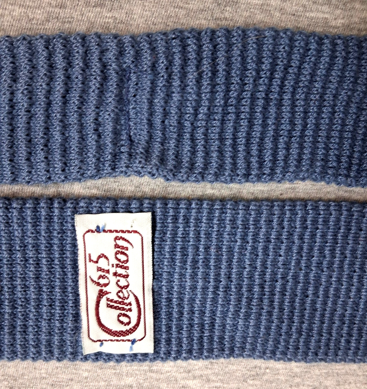 615 Collection Blue Men’s Neck Tie~Skinny Square~100% Lisle Cotton~Made USA~42″L