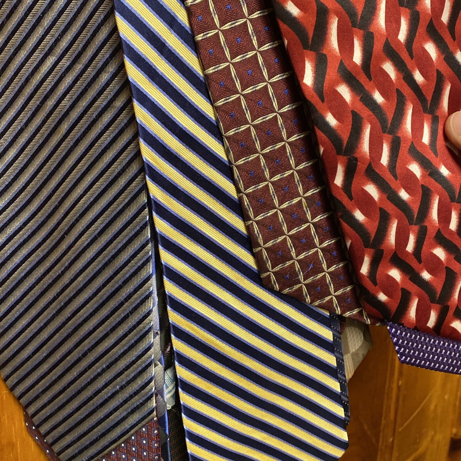 10 Ties RANDOM – Neck Tie Men’s – LOT OF 10 Mystery Striped Plaid Solid Classic