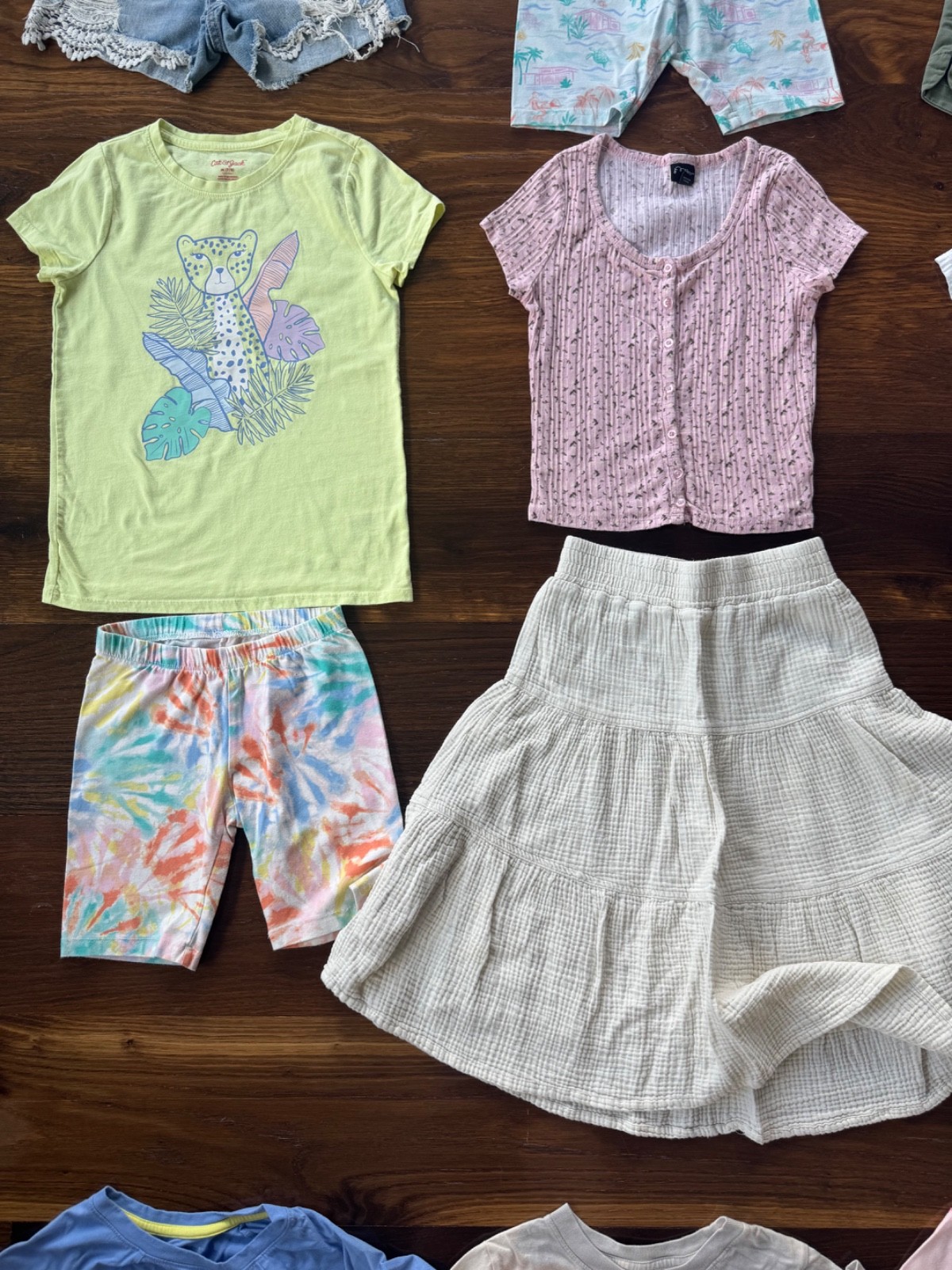37 Piece Girls Size 7/8 (M) Gap, Crewcuts & Carters Summer Clothes Lot