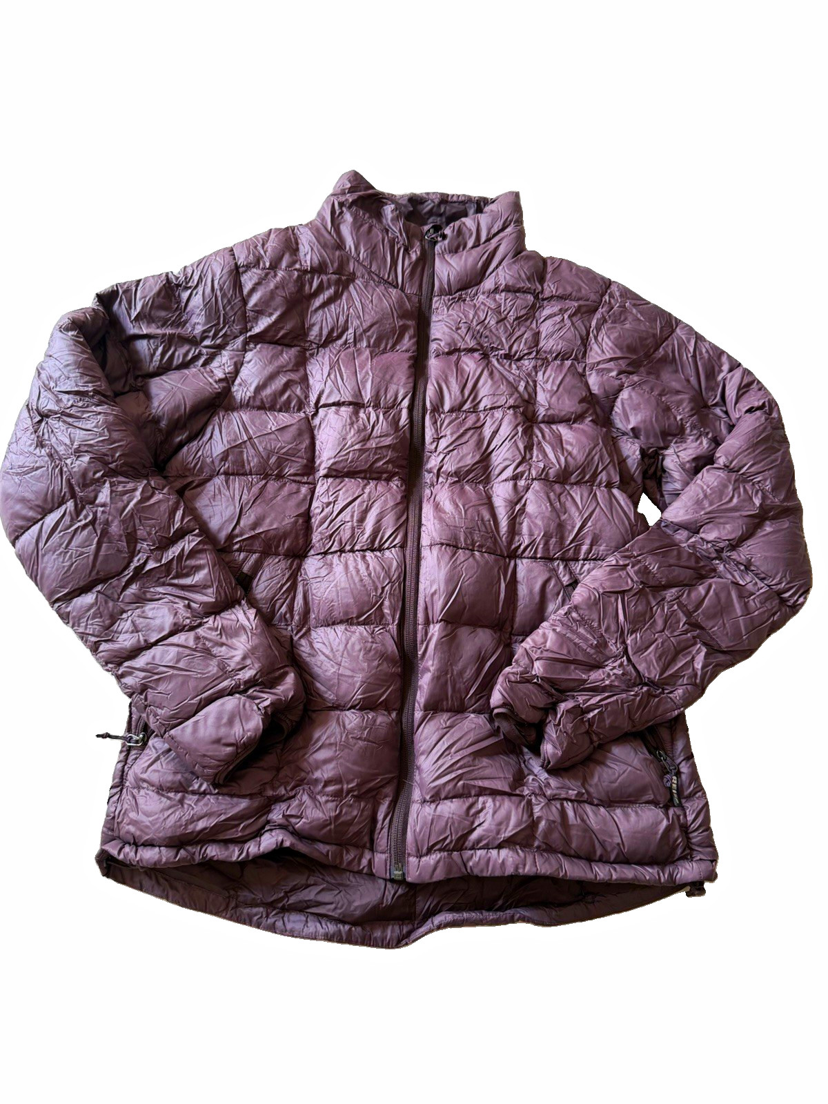 REI Co-op 650 Down Packable Quilted Full Zip Puffer Jacket Purple M Women’s