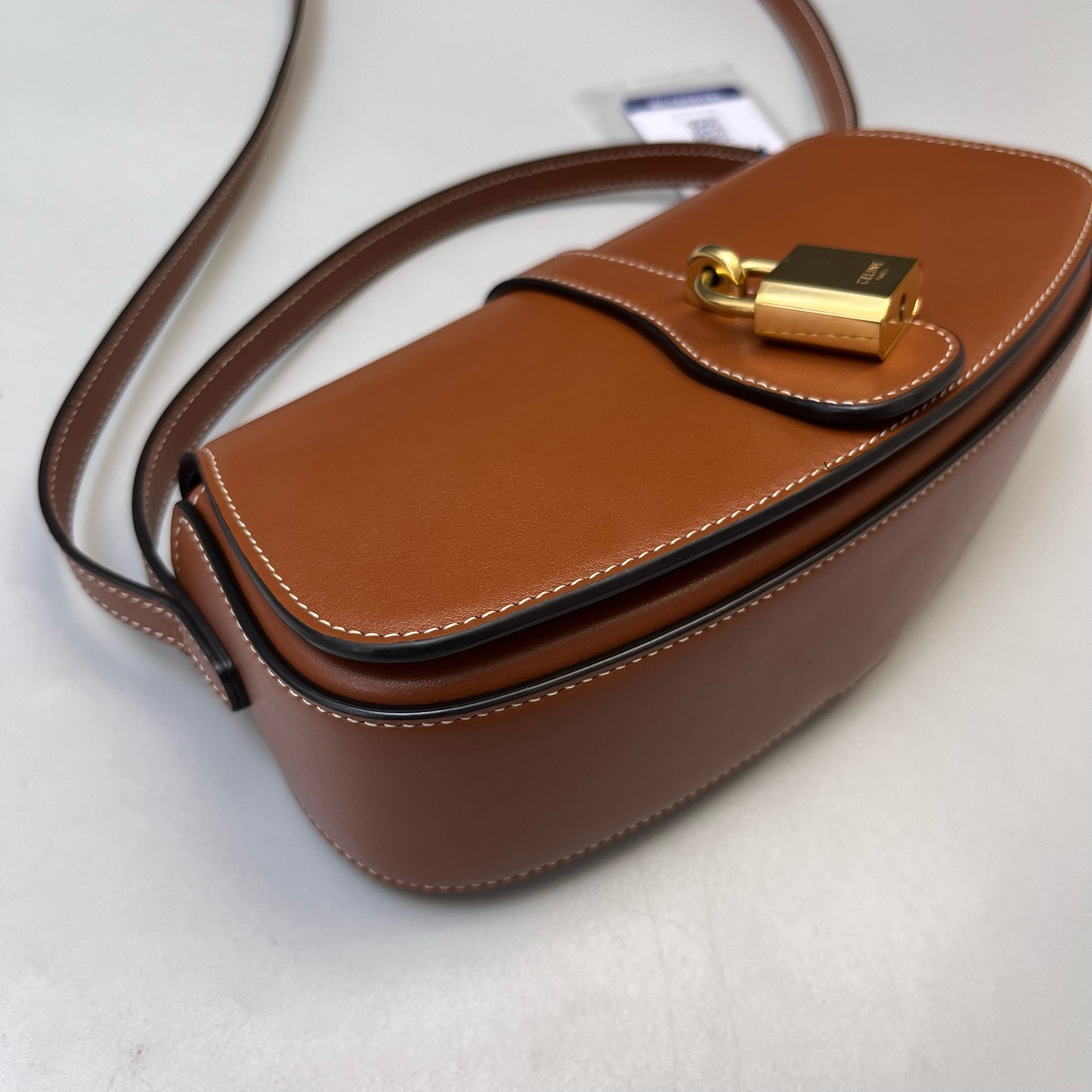 Authentic Celine 16 Bag Smooth Calfskin Shoulder Bag Brown Gold-Tone eBay AG