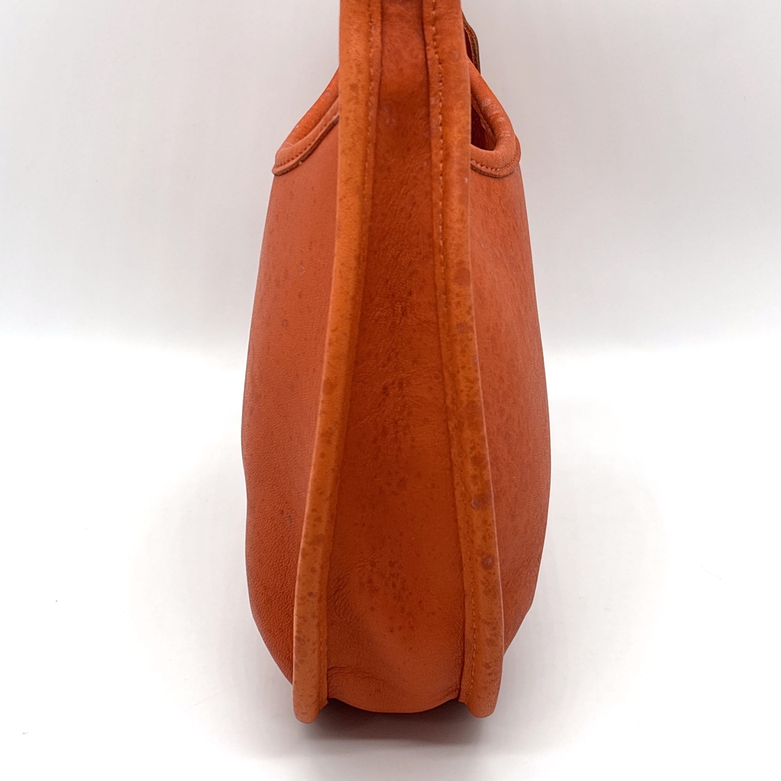 Coach Vintage 9027 Ergo Leather Hobo Bag Orange Made in USA From Japan