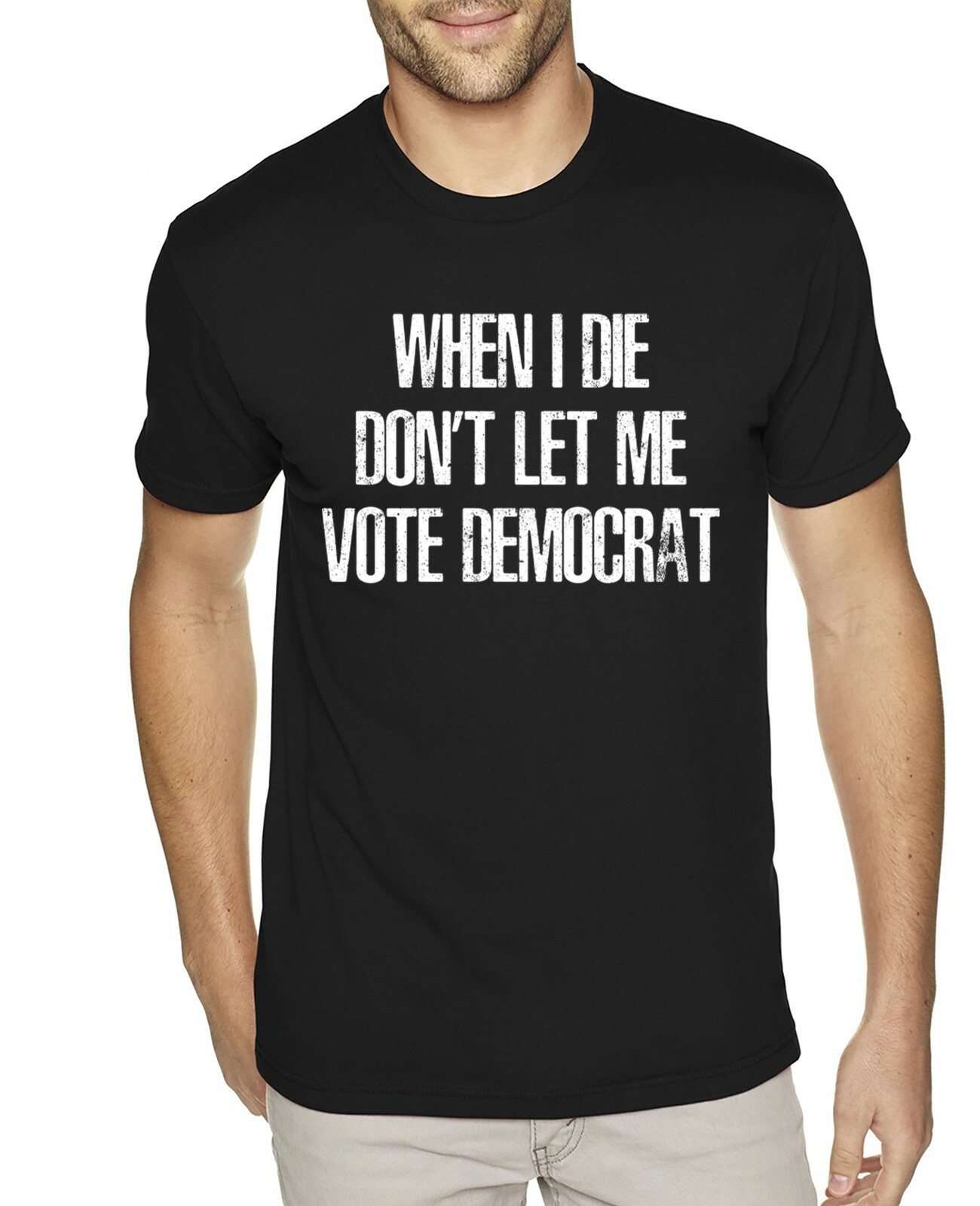 When I Die Don’t Let Me Vote Democrat Trump Political Funny Trump 2024 shirt