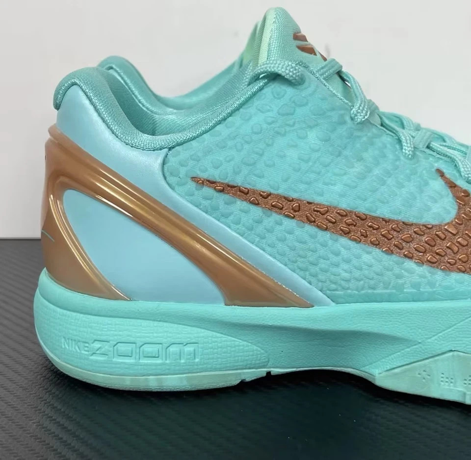 alen Brunson x Zoom Kobe 6 Protro ‘Statue of Liberty Men’s IQ5774-300 Size10
