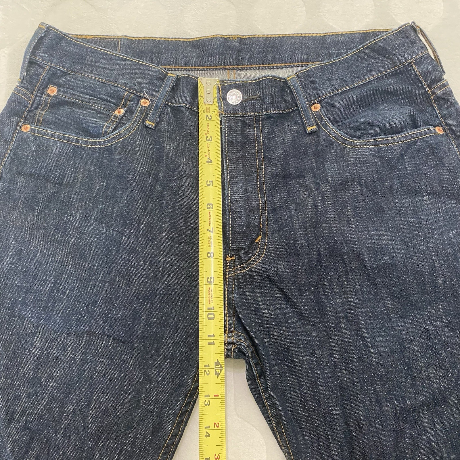 Levi’s 569 Loose Straight Jeans Men’s 34×28 Dark Wash Y2K Baggy Cotton Grunge