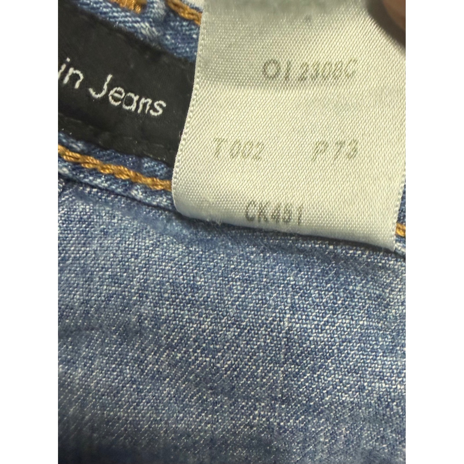 Calvin Klein Jeans Womens 16 Stretch Bootcut Light Vintage Denim Blue W394415