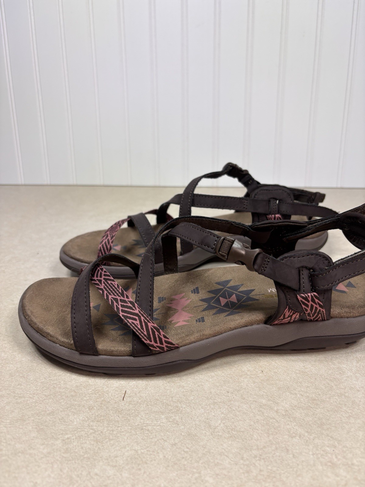 Skechers Reggae Slim – Vacay Sandals Thin Strappy Buckle Slides Women’s Sz 9.5