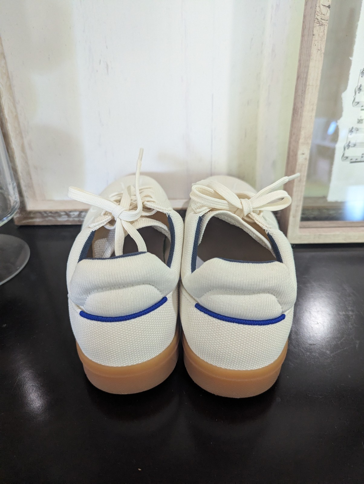 The RS01 Sneaker in Bone Worn once and they were too snug for me. Since they we
