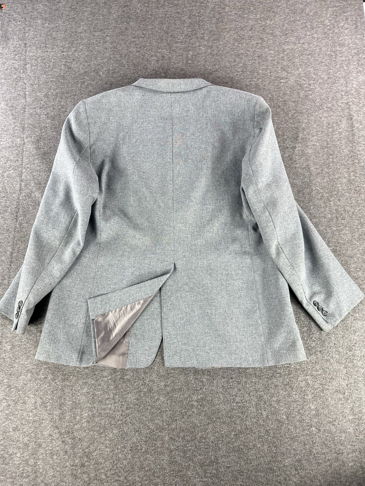 VTG 70s Levi’s Action 2 Piece Suit Gray 48L Pants 40×32 Daycare Retro Old Money