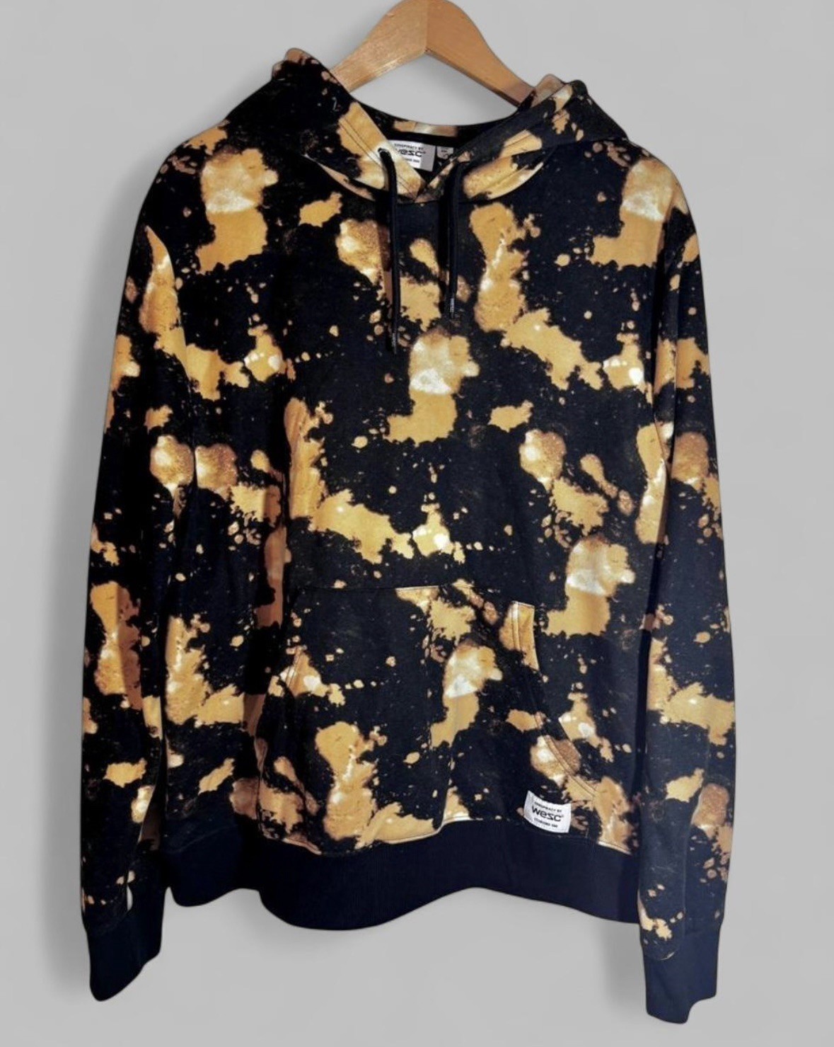 WeSC Conspiracy Hoodie Hooded Sweatshirt Mike Bleached Men’s XXL NWOT