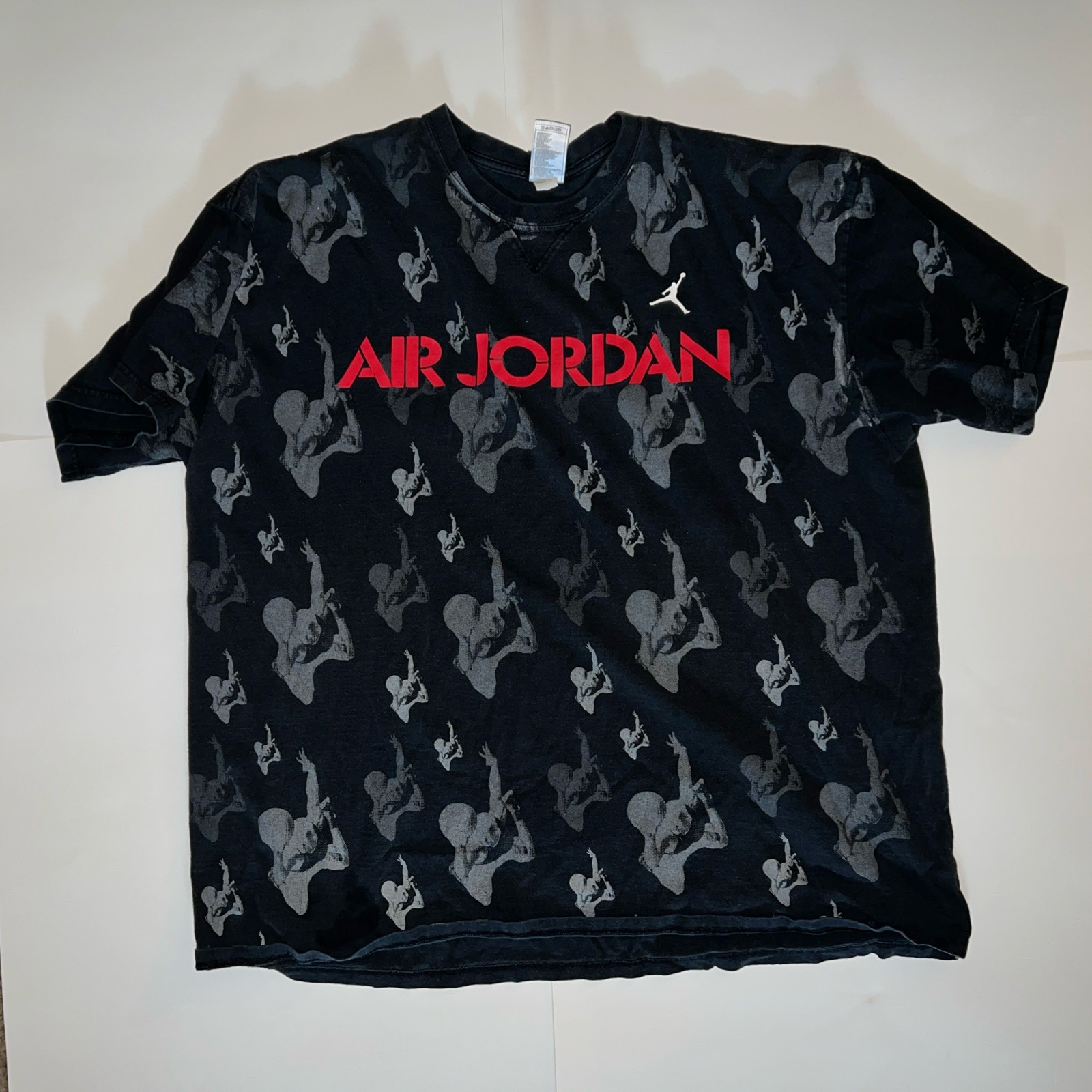 Air Jordan Above The Rim Black T-Shirt Basketball Print size XXXL 3x Brand