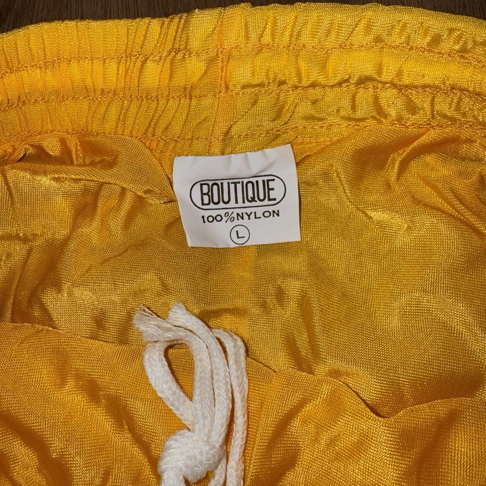 Vtg 70s 80s Running Shorts Mens Sprinter Split Side Thin Nylon Gym NOS Large