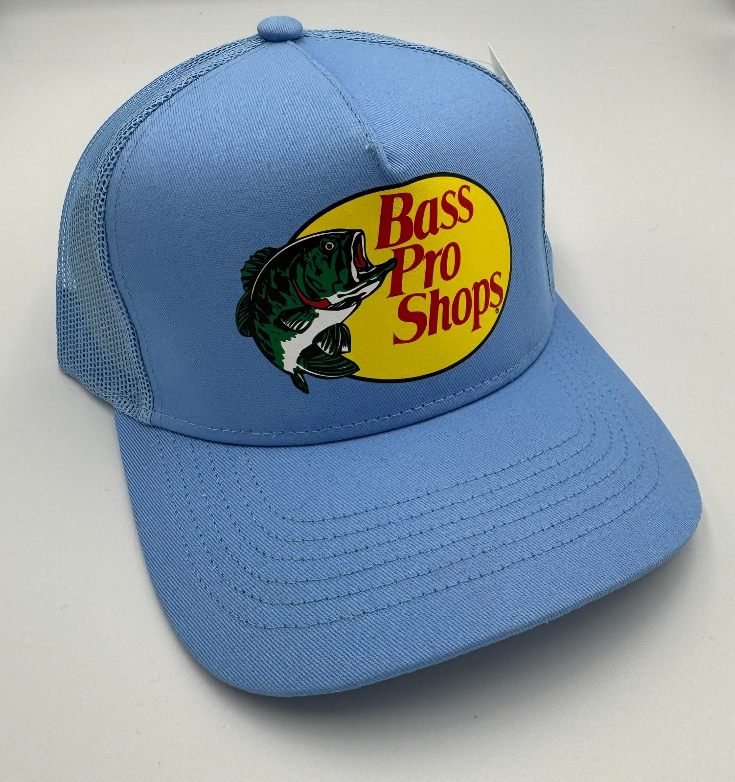 Bass Pro Shops Mesh Hat Cap Adjustable Snapback Trucker Fishing Baseball Outdoor
