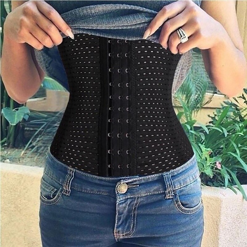 Women Body Shaper Postpartum Recovery Band Belly Wrap Shapewear Underbust Corset